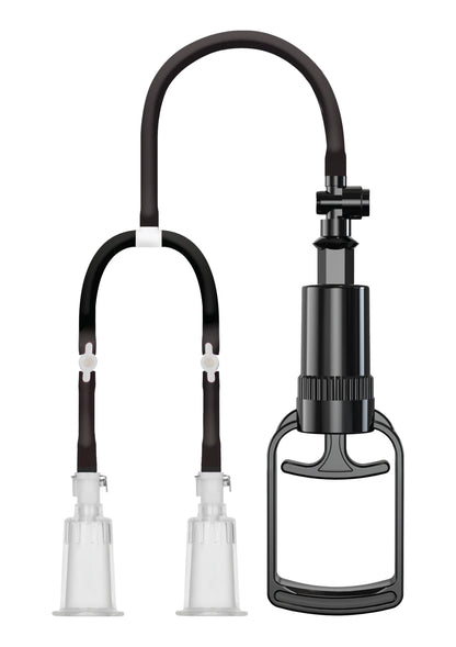 Beste vandaag nog: Vacuum Nipple Pleasure Pump M/L by She.E.O. - bij Happytoys Sexshop: online sex shop for Feeling Happy & Easy 😊 - Default Title - 20253 - BLACK