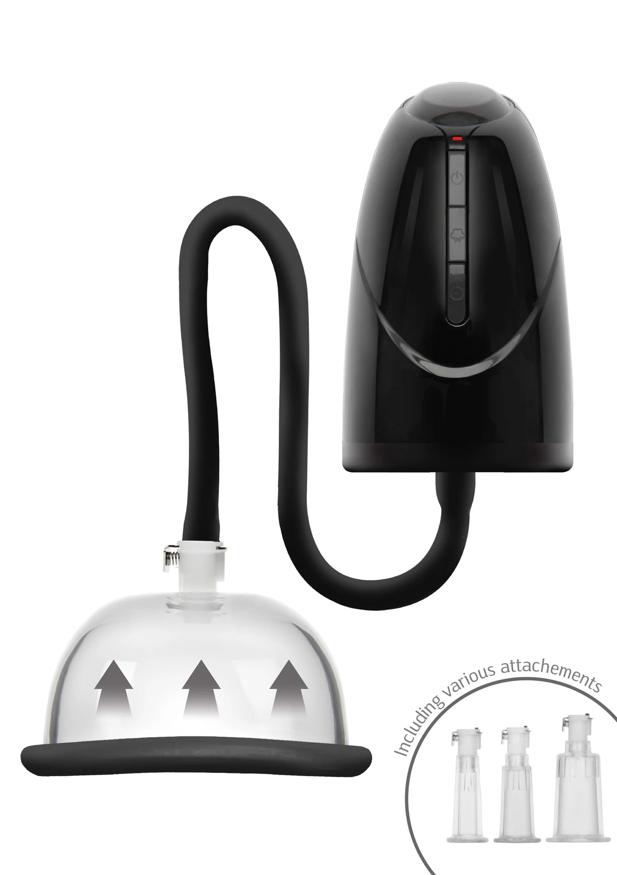Beste vandaag nog: Vacuum Vagina & Clitoral Automatic Pump by She.E.O. - bij Happytoys Sexshop: online sex shop for Feeling Happy & Easy 😊 - Default Title - 20257 - BLACK