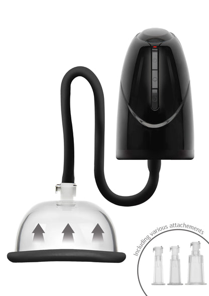 Beste vandaag nog: Vacuum Vagina & Clitoral Automatic Pump by She.E.O. - bij Happytoys Sexshop: online sex shop for Feeling Happy & Easy 😊 - Default Title - 20257 - BLACK