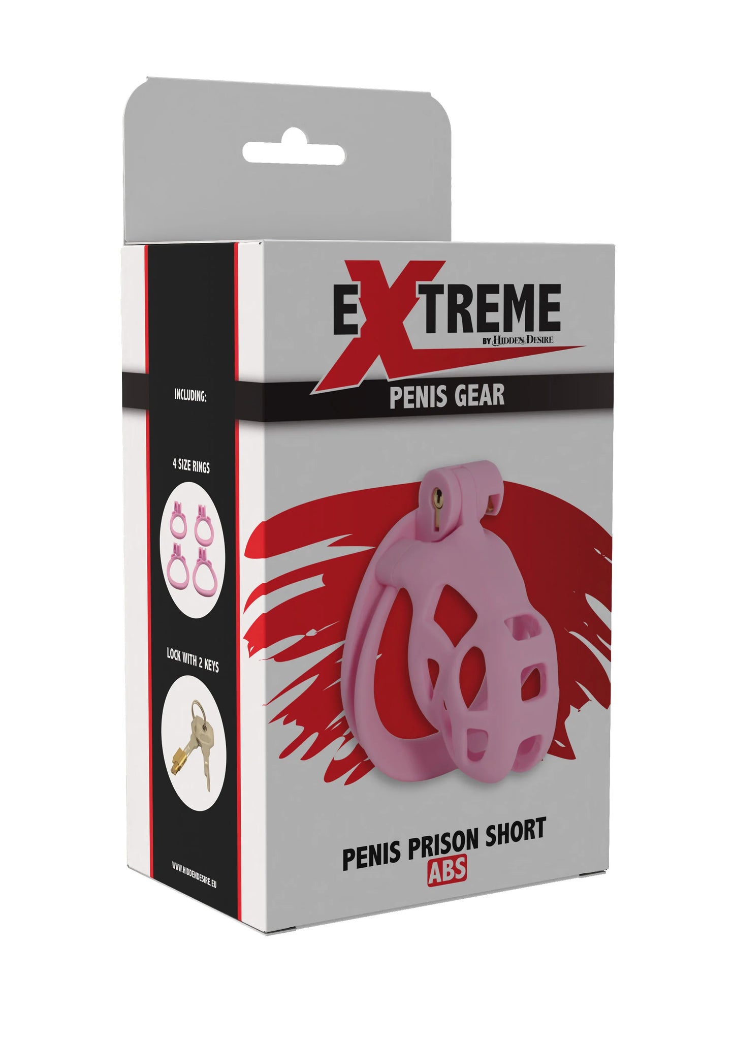 Beste vandaag nog: Penis Prison Cock Cage Short by Hidden Desire - bij Happytoys Sexshop: online sex shop for Feeling Happy & Easy 😊