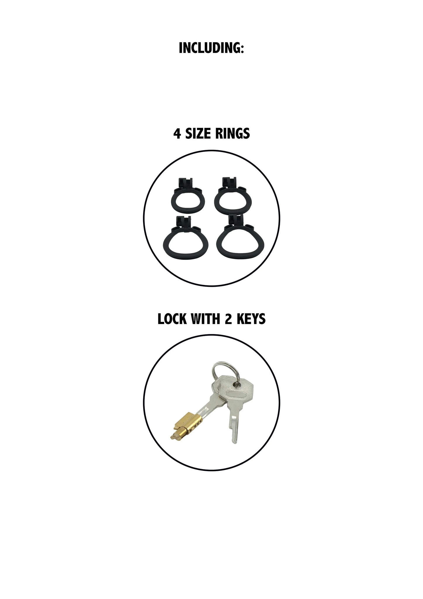 Bestel: Penis Prison Cock Cage Regular by Hidden Desire - bij Happytoys: de erotische sex webshop | liever Happy dan Easy ⭐⭐⭐⭐⭐