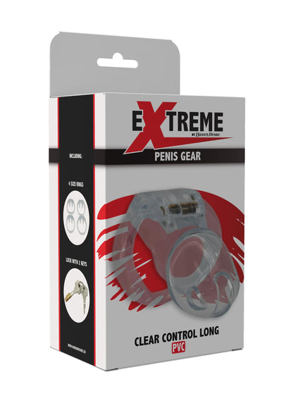 Beste vandaag nog: Clear Control Cock Cage Long by Hidden Desire - bij Happytoys Sexshop: online sex shop for Feeling Happy & Easy 😊