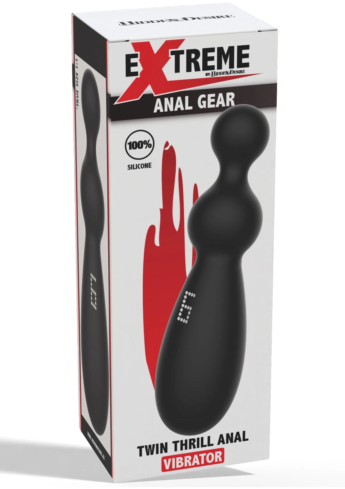 Beste vandaag nog: Twin Thrill Anal Vibrator by Hidden Desire Extreme - bij Happytoys Sexshop: Toys for Feeling Happy & Easy 😊