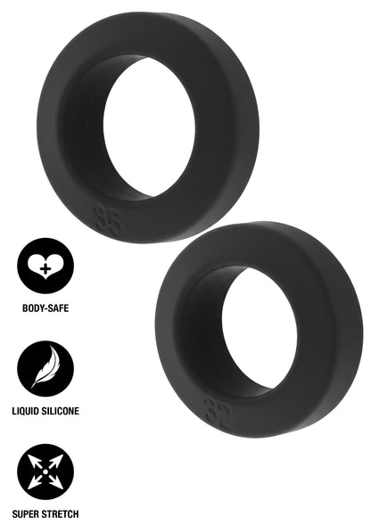 Beste vandaag nog: Double Stackers C - Rings 2 Pcs Set by Hiden Desire - bij Happytoys Sexshop: online sex shop for Feeling Happy & Easy 😊
