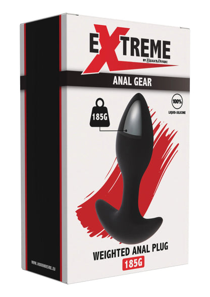 Beste vandaag nog: Weighted Anal Plug 185g by Hidden Desire - bij Happytoys Sexshop: online sex shop for Feeling Happy & Easy 😊