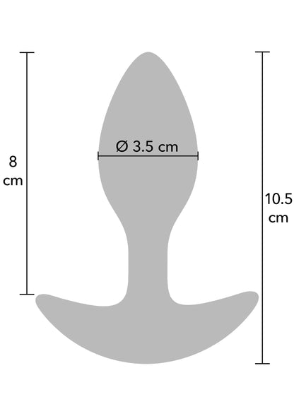 Beste vandaag nog: Weighted Anal Plug 185g by Hidden Desire - bij Happytoys Sexshop: online sex shop for Feeling Happy & Easy 😊