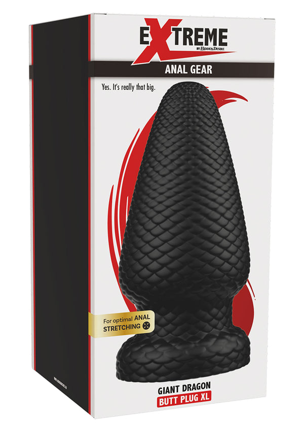 Beste vandaag nog: Giant Dragon Butt Plug PVC XL by Hidden Desire Extreme - bij Happytoys Sexshop: online sex shop for Feeling Happy & Easy 😊