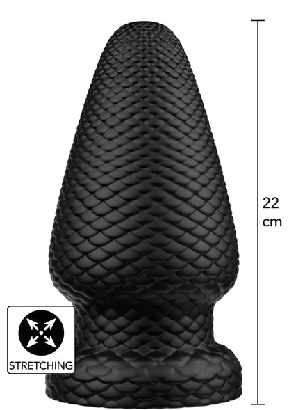 Beste vandaag nog: Giant Dragon Butt Plug PVC XXL by Hidden Desire Extreme - bij Happytoys Sexshop: online sex shop for Feeling Happy & Easy 😊 - Default Title - 21237 - BLACK