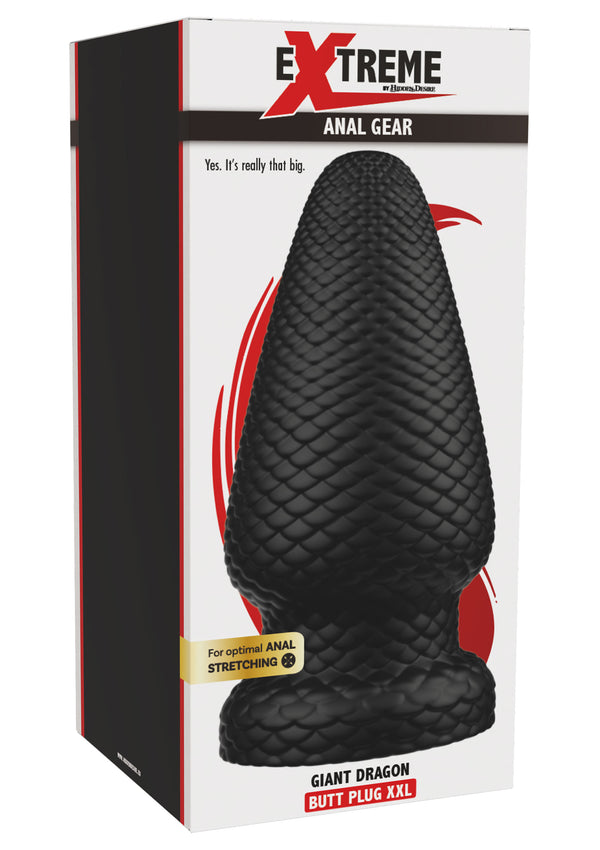 Beste vandaag nog: Giant Dragon Butt Plug PVC XXL by Hidden Desire Extreme - bij Happytoys Sexshop: online sex shop for Feeling Happy & Easy 😊