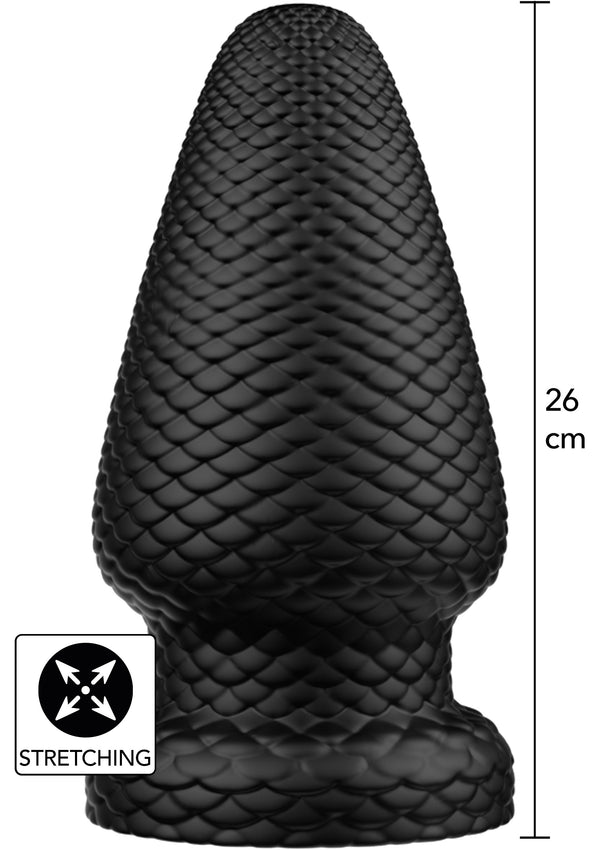 Beste vandaag nog: Giant Dragon Butt Plug PVC XXXL by Hidden Desire Extreme - bij Happytoys Sexshop: online sex shop for Feeling Happy & Easy 😊 - Default Title - 21238 - BLACK