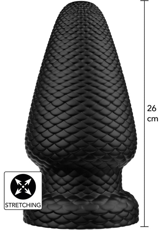 Beste vandaag nog: Giant Dragon Butt Plug PVC XXXL by Hidden Desire Extreme - bij Happytoys Sexshop: online sex shop for Feeling Happy & Easy 😊 - Default Title - 21238 - BLACK