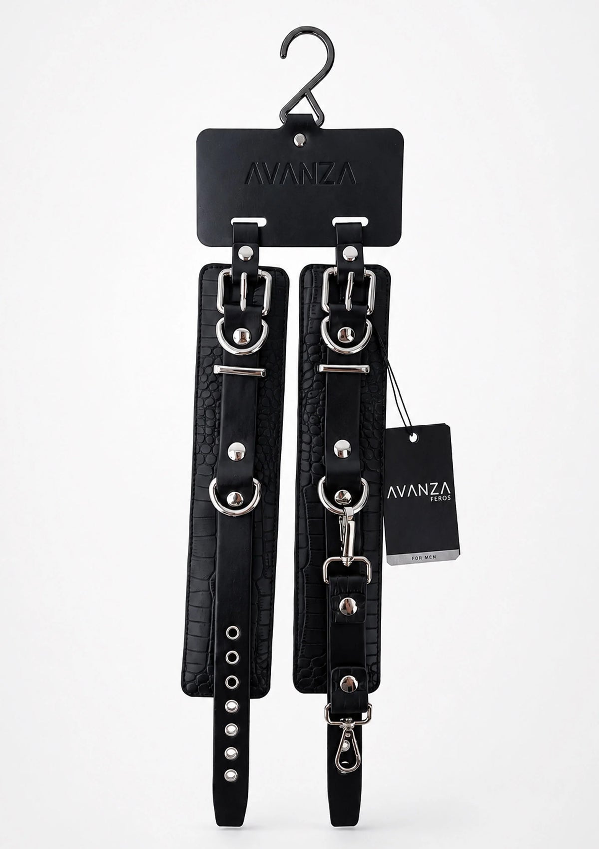 Croc-Embossed Wrist Cuffs by Avanza Feros