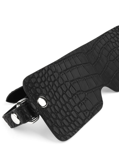 Beste vandaag nog: Croc - Embossed Blindfold by Feros Avanza - bij Happytoys Sexshop: online sex shop for Feeling Happy & Easy 😊