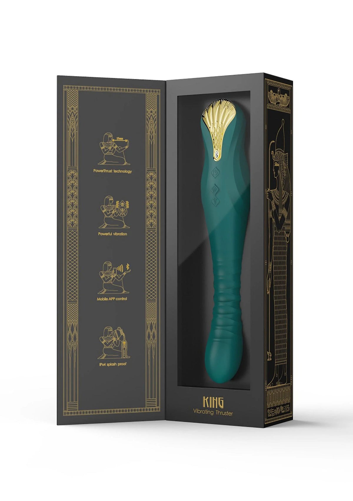 Beste vandaag nog: King Thruster Green by Zalo - bij Happytoys Sexshop: Toys for Feeling Happy & Easy 😊