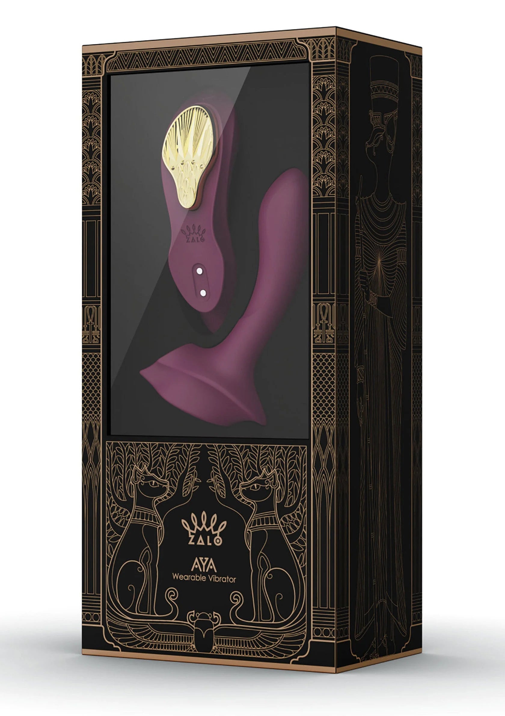 Beste vandaag nog: Aya Wearable Vibrator Black by Zalo - bij Happytoys Sexshop: Toys for Feeling Happy & Easy 😊