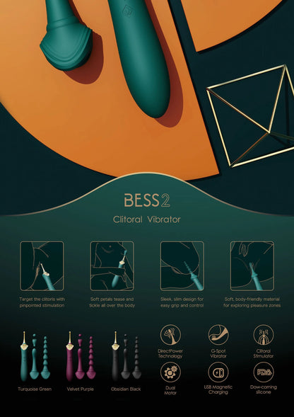 Beste vandaag nog: Bess 2 Clitoral Vibrator by Zalo - bij Happytoys Sexshop: Toys for Feeling Happy & Easy 😊