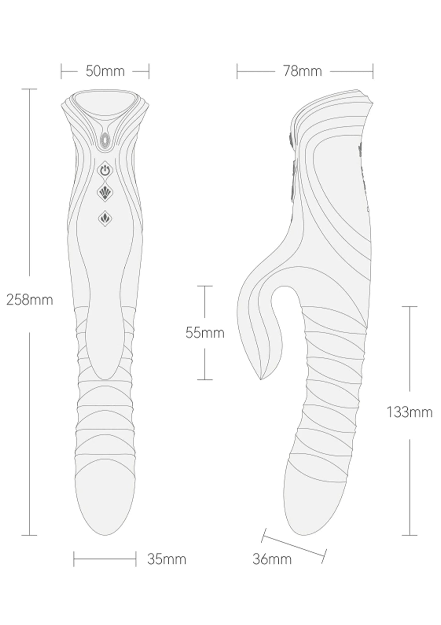 Beste vandaag nog: Mose 2 Rabbit Thruster+Heating by Zalo - bij Happytoys Sexshop: online sex shop for Feeling Happy & Easy 😊