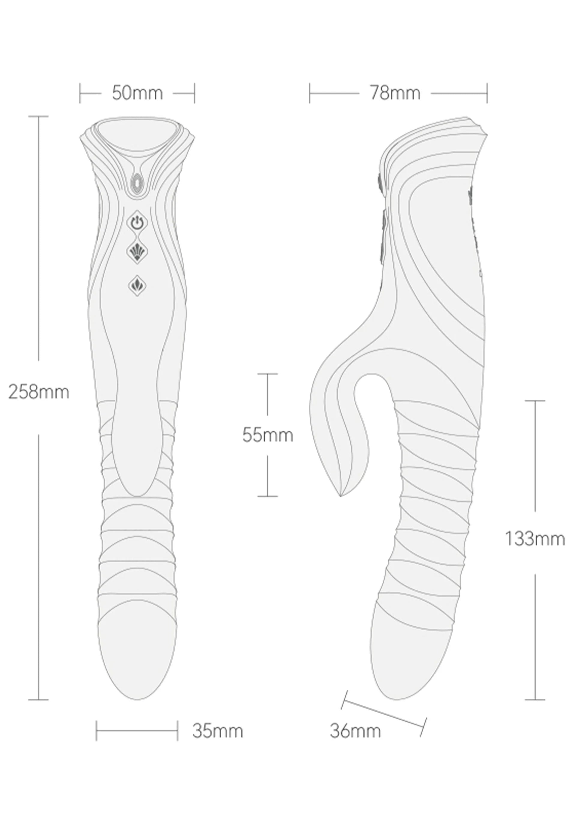 Beste vandaag nog: Mose 2 Rabbit Thruster+Heating by Zalo - bij Happytoys Sexshop: online sex shop for Feeling Happy & Easy 😊