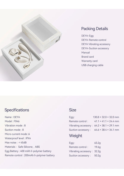 Beste vandaag nog: Deya Wearable Panty Vibrator - bij Happytoys Sexshop: online sex shop for Feeling Happy & Easy 😊