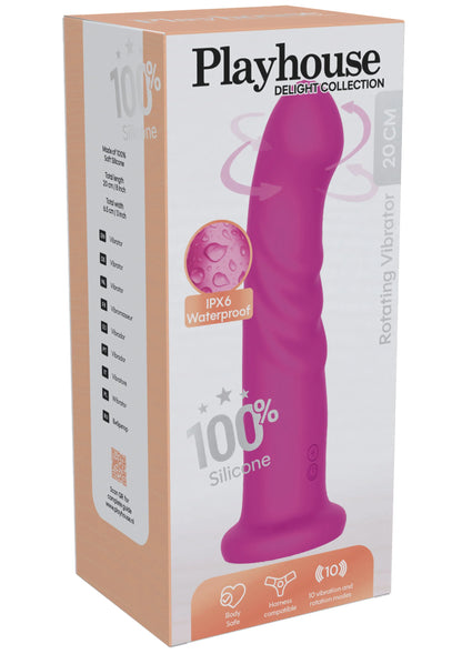 Beste vandaag nog: Rotating Vibrator by Playhouse Delight - bij Happytoys Sexshop: online sex shop for Feeling Happy & Easy 😊
