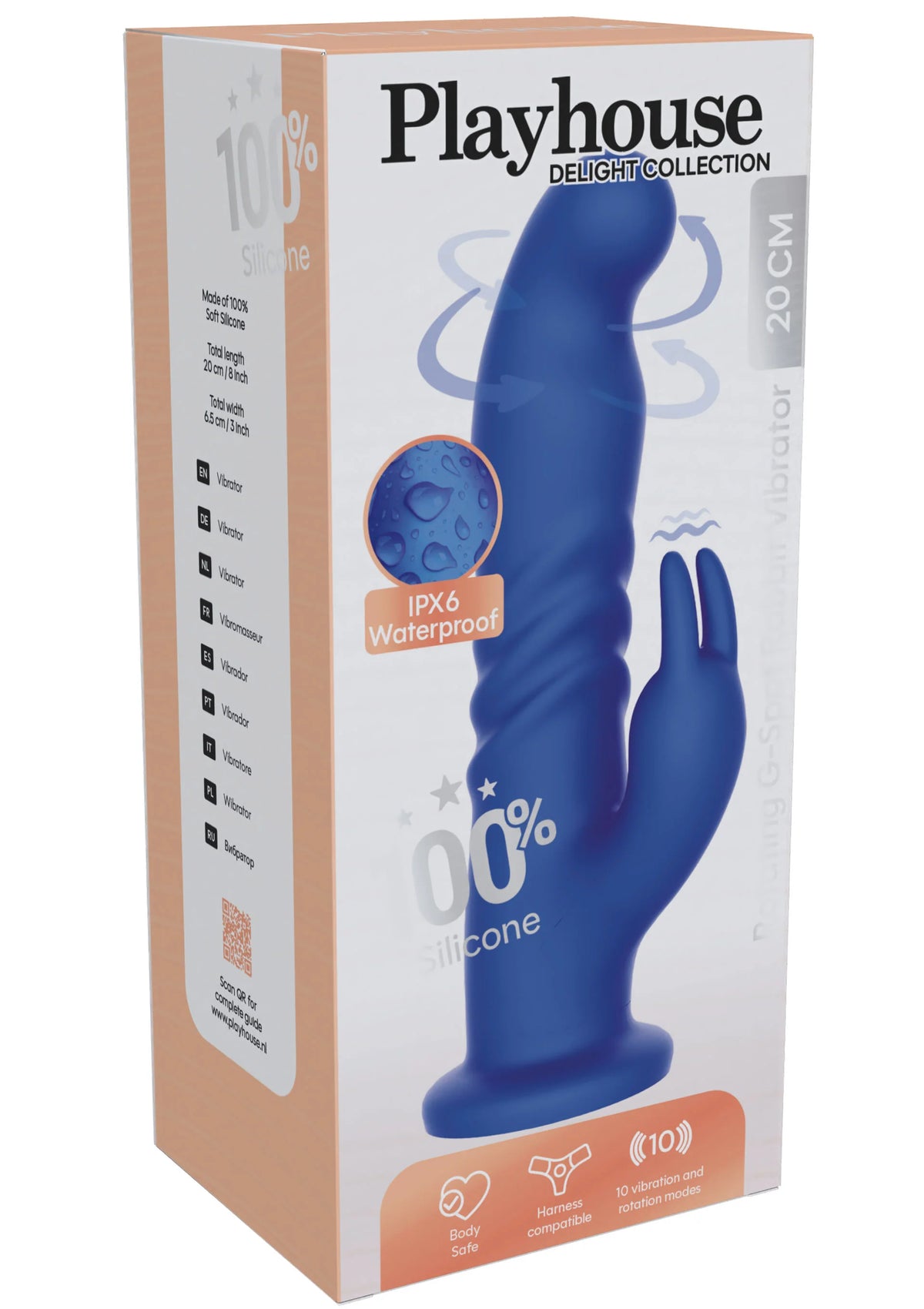 Beste vandaag nog: Rotating G - Spot Rabbit Vibrator by Playhouse Delight - bij Happytoys Sexshop: online sex shop for Feeling Happy & Easy 😊