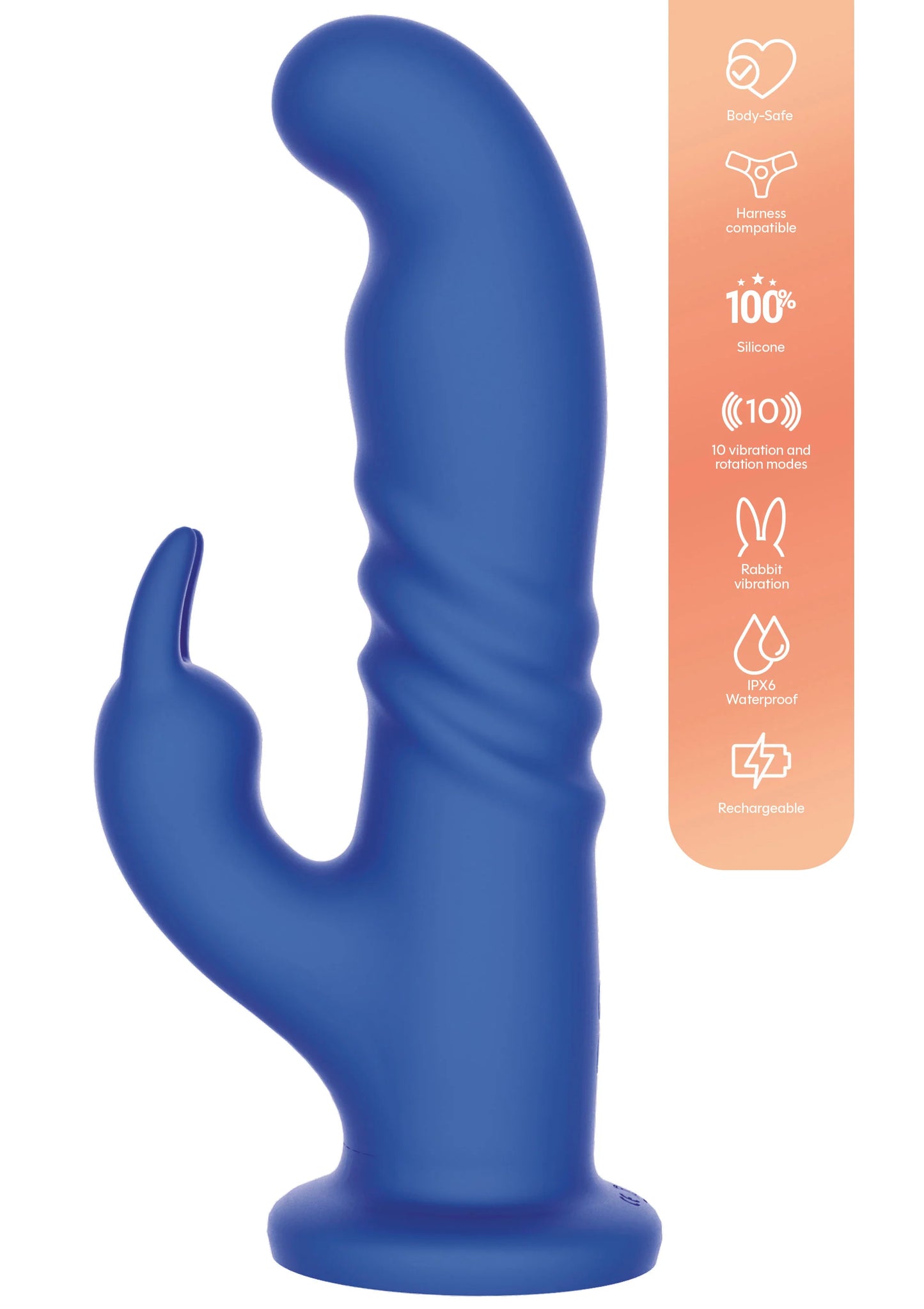 Beste vandaag nog: Rotating G - Spot Rabbit Vibrator by Playhouse Delight - bij Happytoys Sexshop: online sex shop for Feeling Happy & Easy 😊
