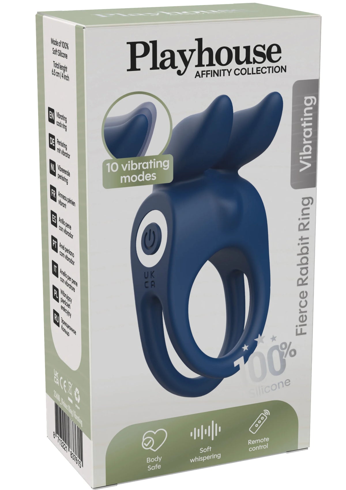 Beste vandaag nog: Fierce Rabbit Ring Vibrating Couples Cock Ring by Playhouse - bij Happytoys Sexshop: online sex shop for Feeling Happy & Easy 😊 - Default Title - 25602 - BLUE
