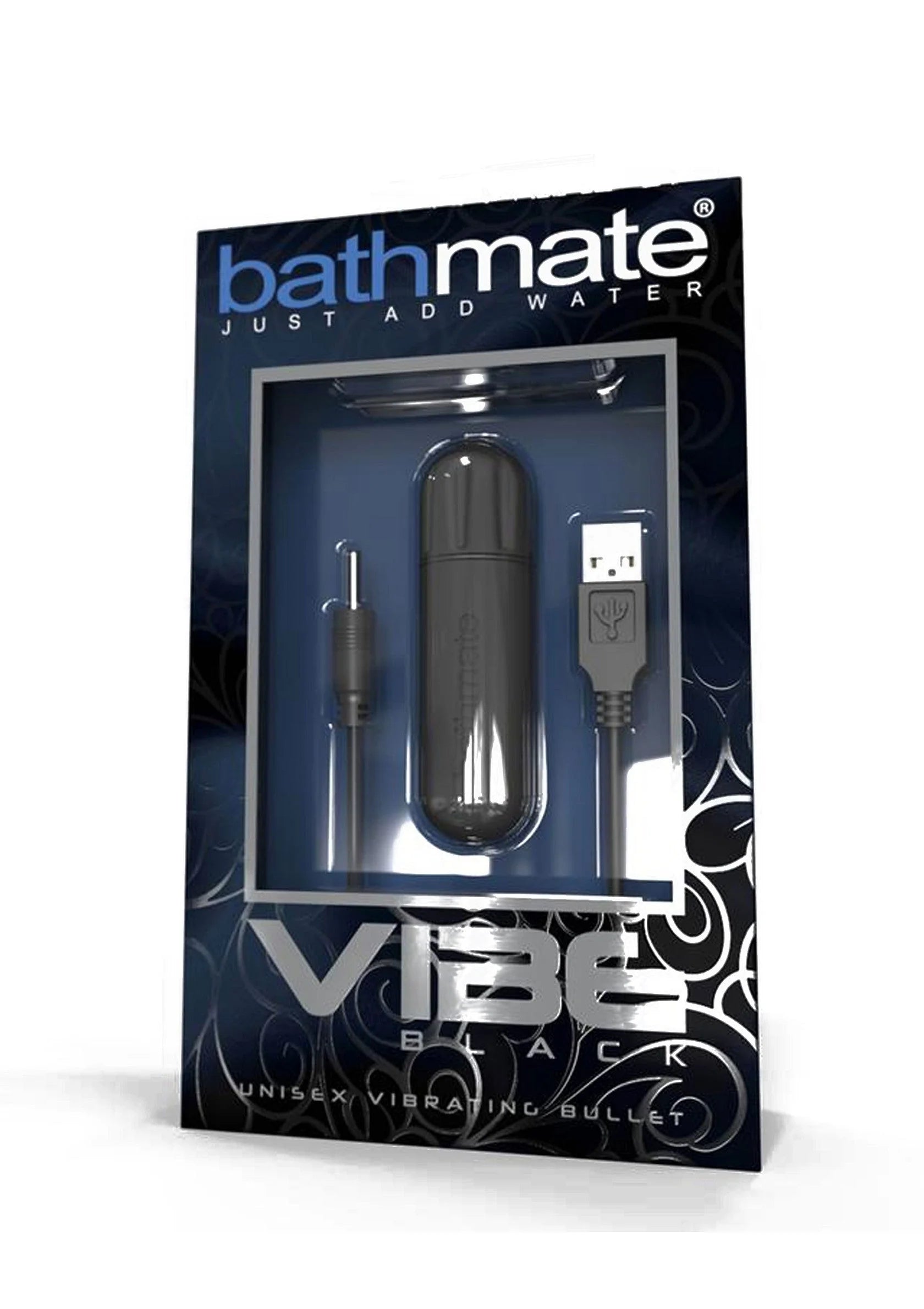 Bathmate Vibe blisterverpakking met vibrator en bijgeleverde onderdelen