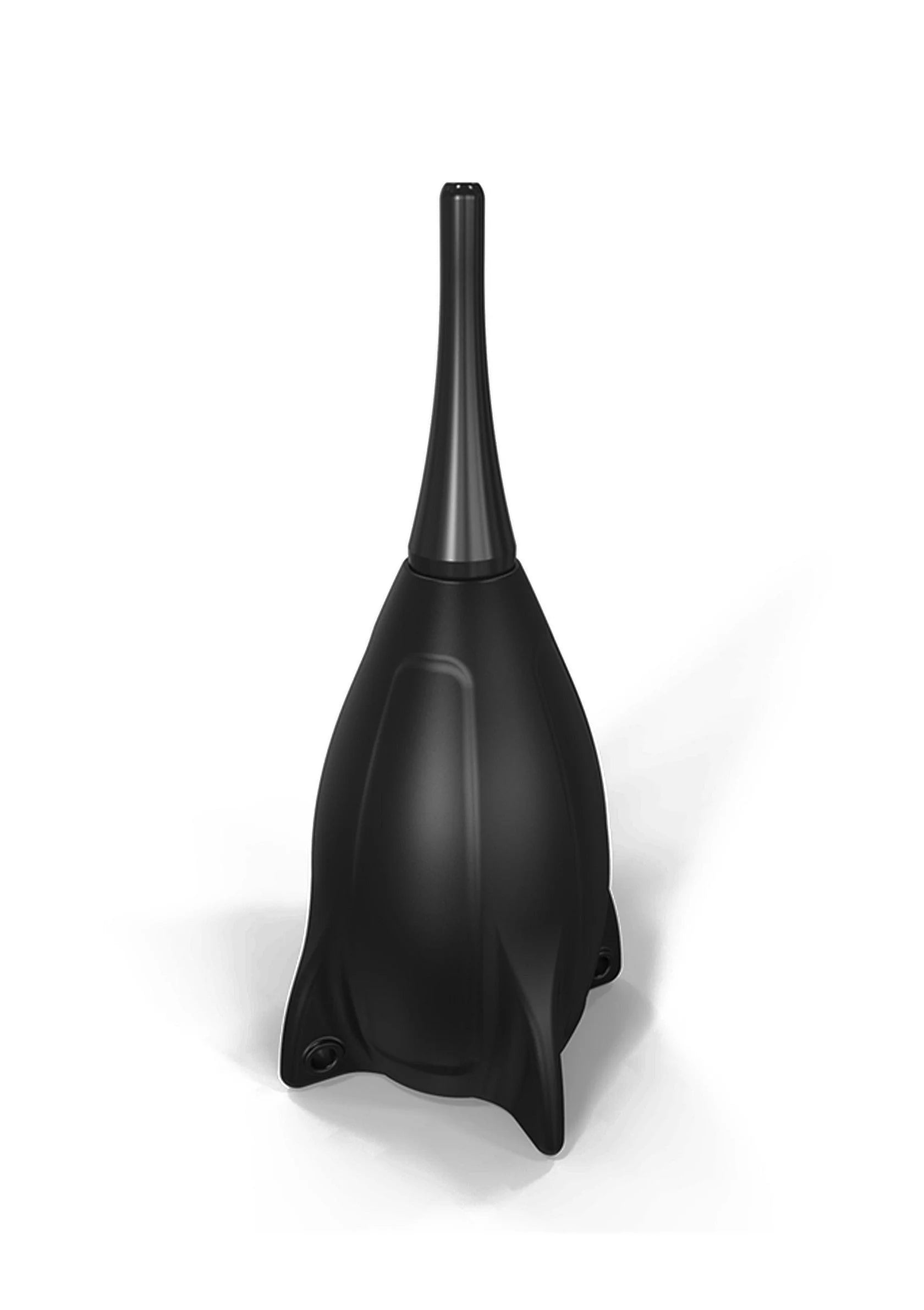 Bathmate Hydro Rocket douche, zwarte trechtervormige spuitfles met afgeronde randen