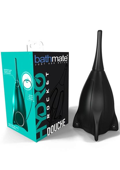 Bathmate Hydro Rocket douche met doos, zwarte trechtervormige spuitfles
