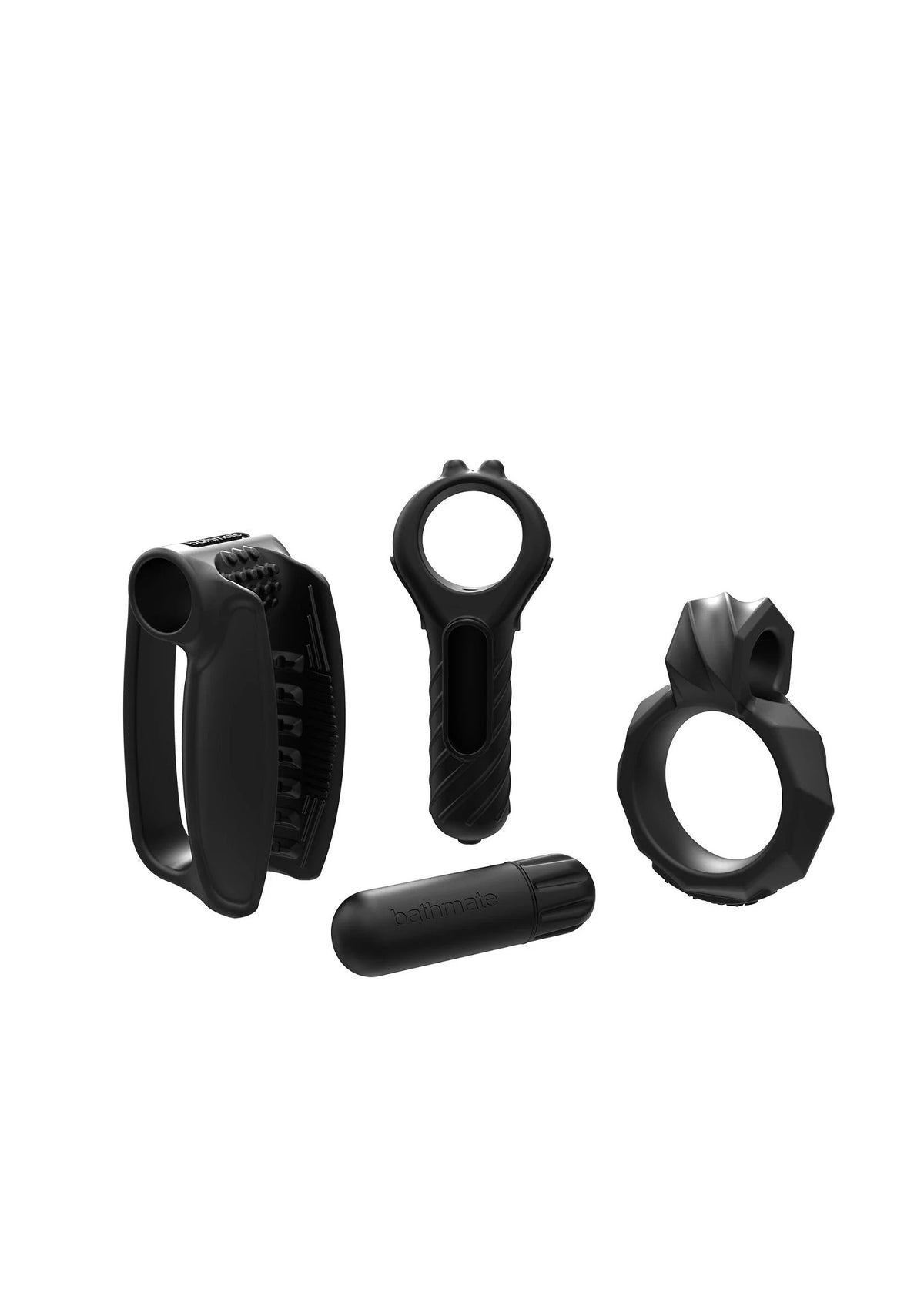 Beste vandaag nog: Vibe Endurance Kit 4pcs by Bathmate - bij Happytoys - Default Title - 26023 - BLACK