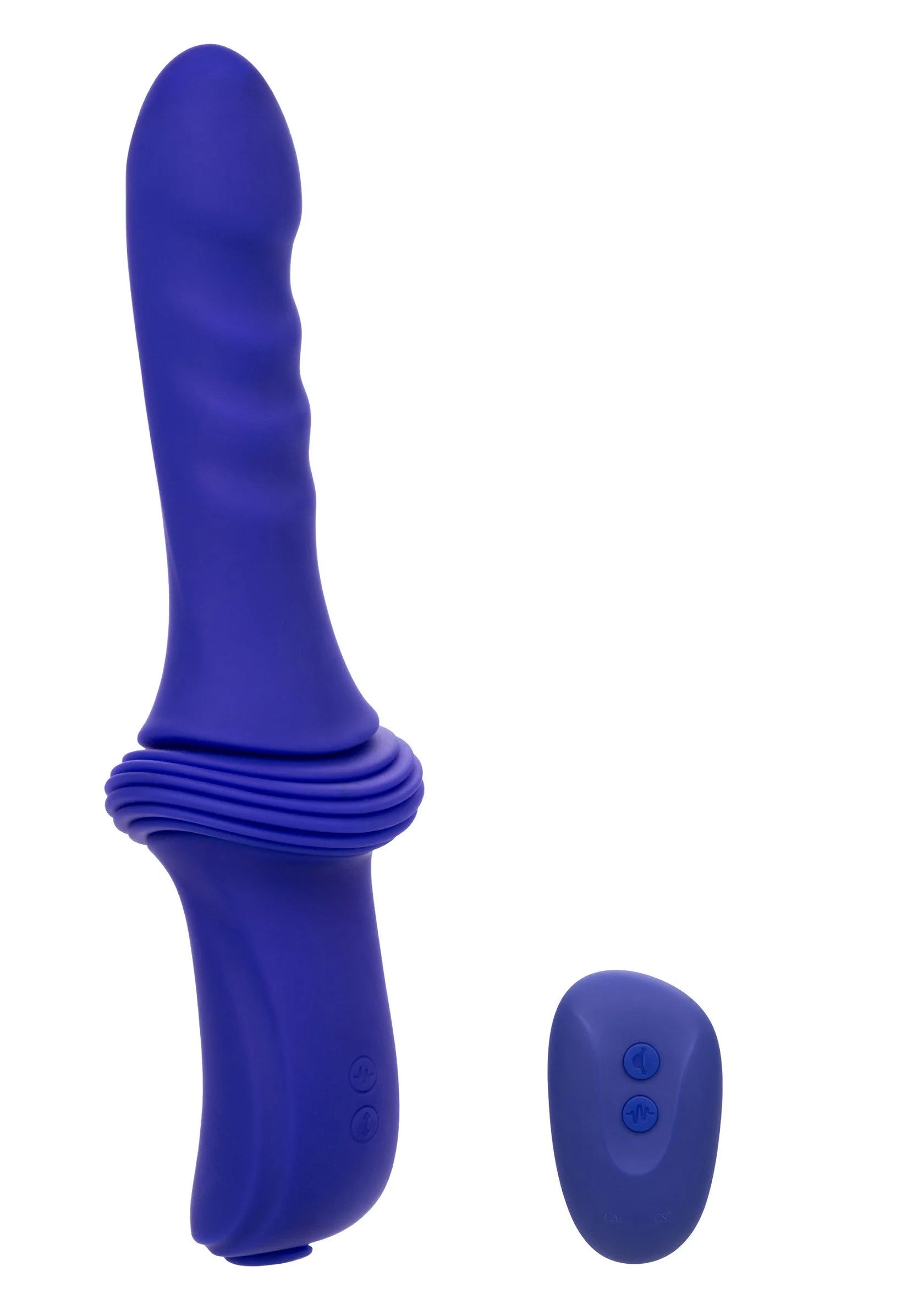 Beste vandaag nog: Sex Machine Ridged Thruster Purple by CalExotics - bij Happytoys Sexshop: Toys for Feeling Happy & Easy 😊 - Default Title - 27651 - PURPLE