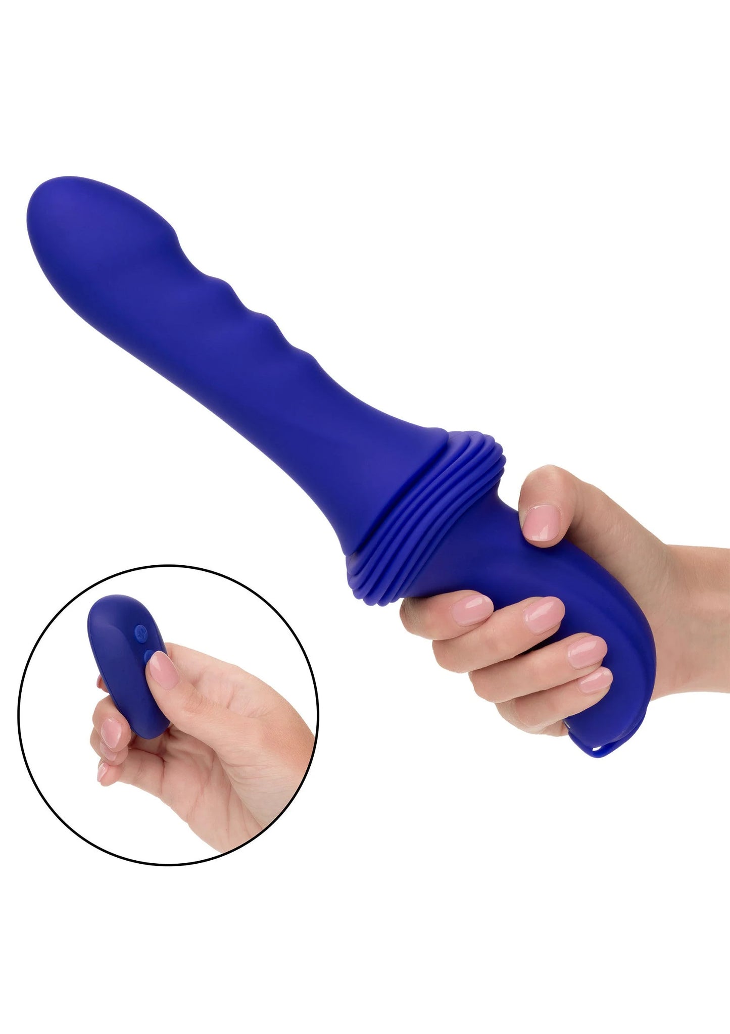 Beste vandaag nog: Sex Machine Ridged Thruster Purple by CalExotics - bij Happytoys Sexshop: Toys for Feeling Happy & Easy 😊