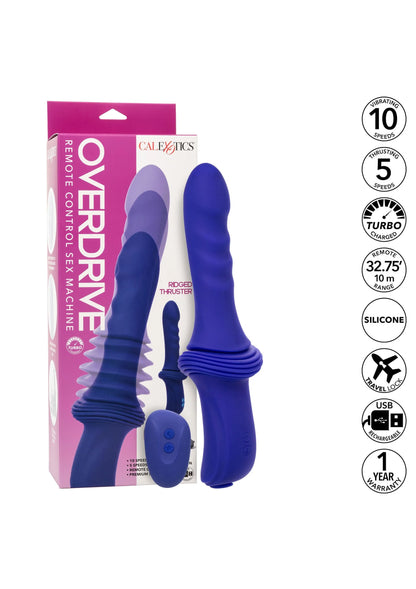 Beste vandaag nog: Sex Machine Ridged Thruster Purple by CalExotics - bij Happytoys Sexshop: Toys for Feeling Happy & Easy 😊