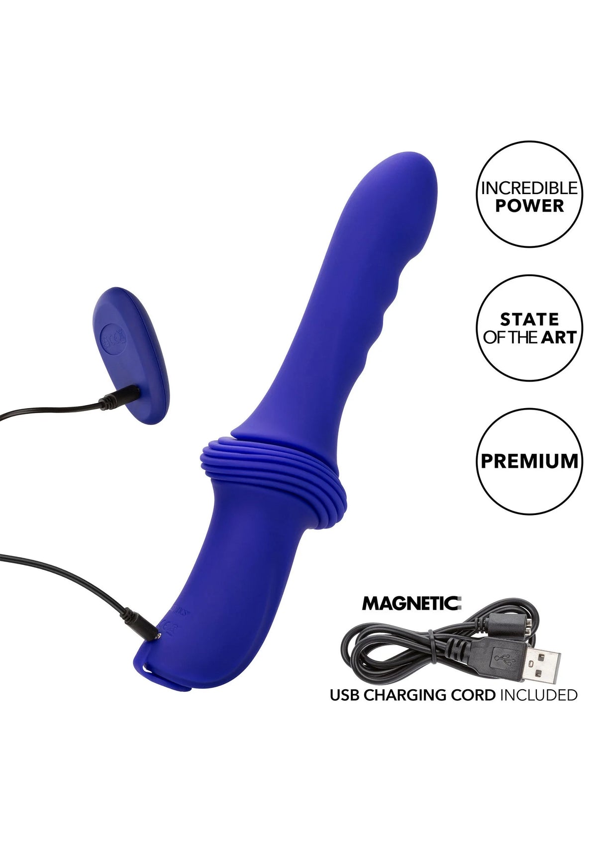 Beste vandaag nog: Sex Machine Ridged Thruster Purple by CalExotics - bij Happytoys Sexshop: Toys for Feeling Happy & Easy 😊