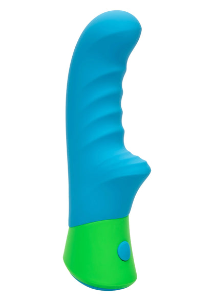 Beste vandaag nog: Ridged - G Vibrator by CalExotics Rave - bij Happytoys Sexshop: online sex shop for Feeling Happy & Easy 😊 - Default Title - 27712 - BLUE
