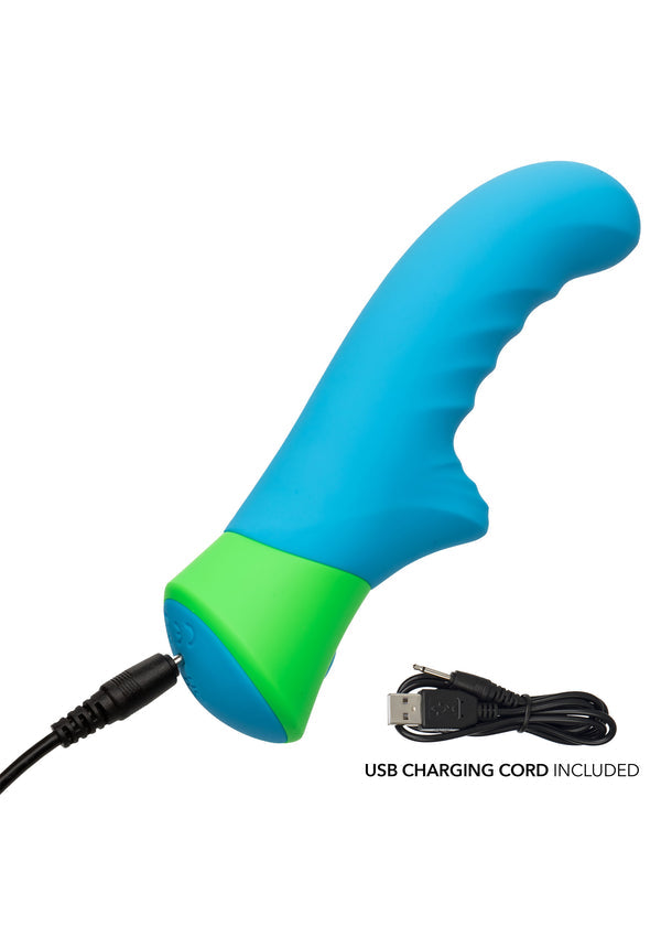 Beste vandaag nog: Ridged - G Vibrator by CalExotics Rave - bij Happytoys Sexshop: online sex shop for Feeling Happy & Easy 😊