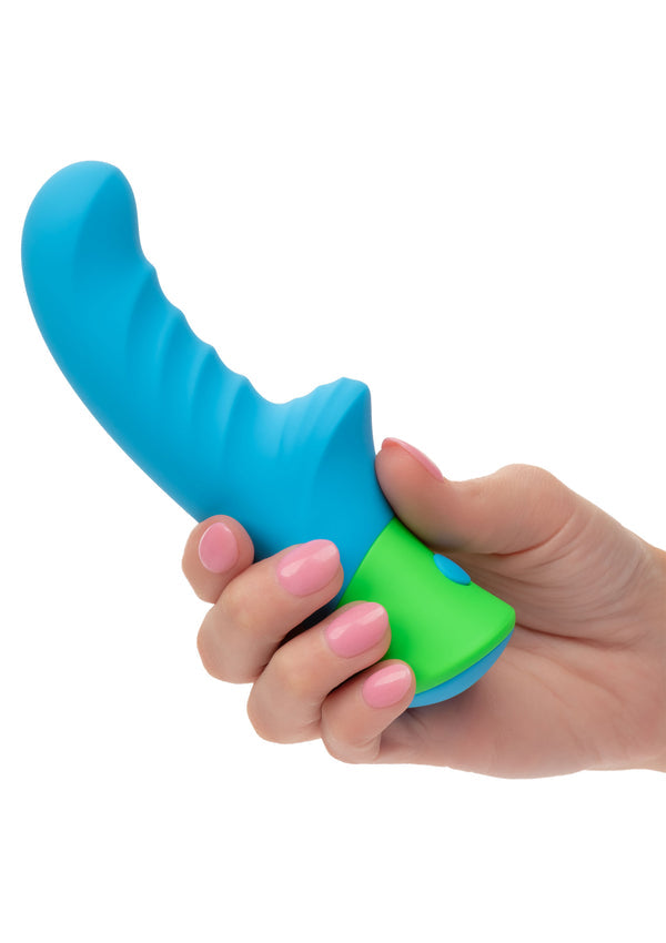 Beste vandaag nog: Ridged - G Vibrator by CalExotics Rave - bij Happytoys Sexshop: online sex shop for Feeling Happy & Easy 😊