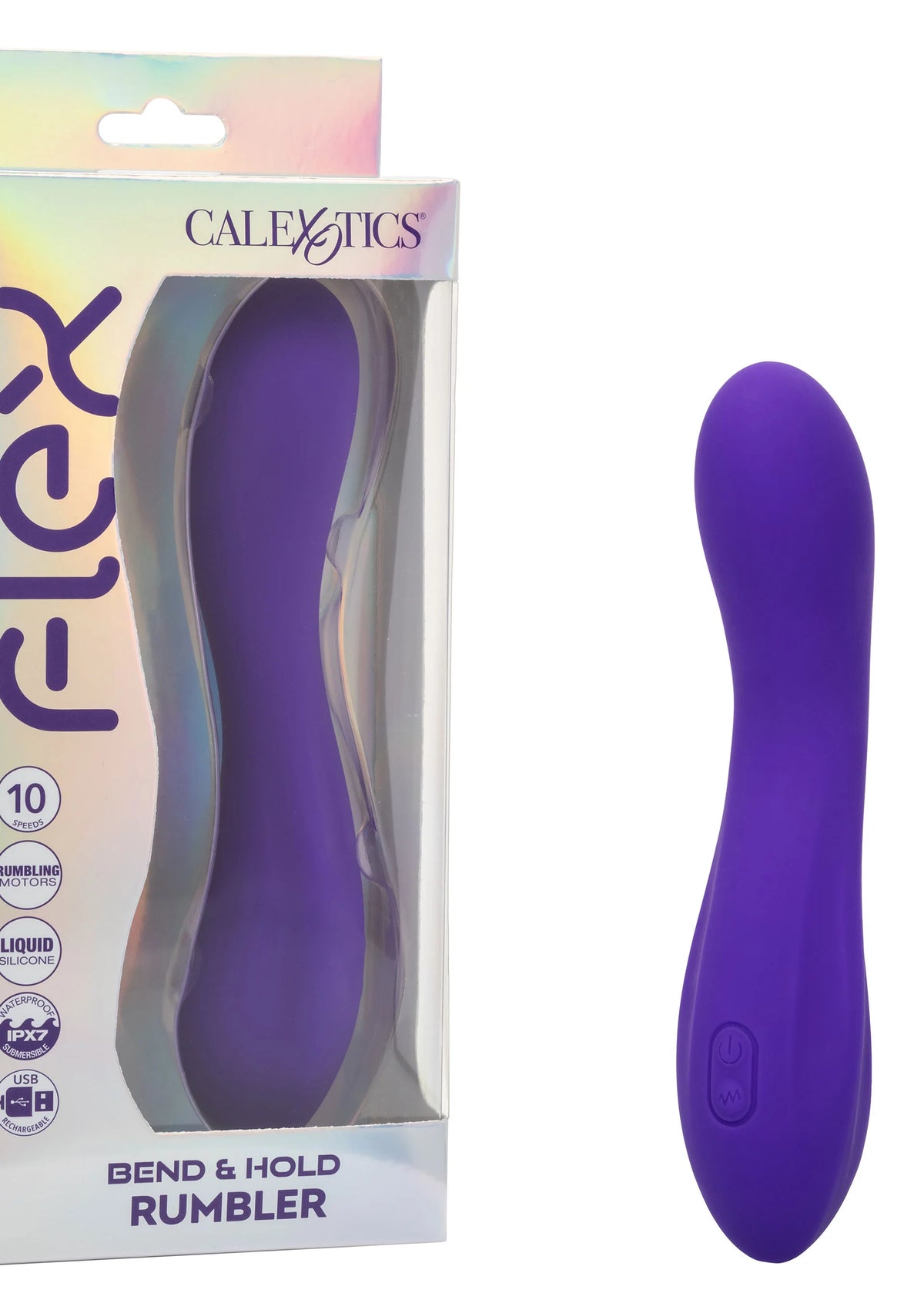 Beste vandaag nog: Bend & Hold Rumbler Vibrator by CalExotics - bij Happytoys Sexshop: online sex shop for Feeling Happy & Easy 😊