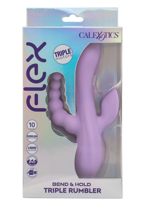 Bend & Hold Triple Rumbler Vibrator by CalExotics