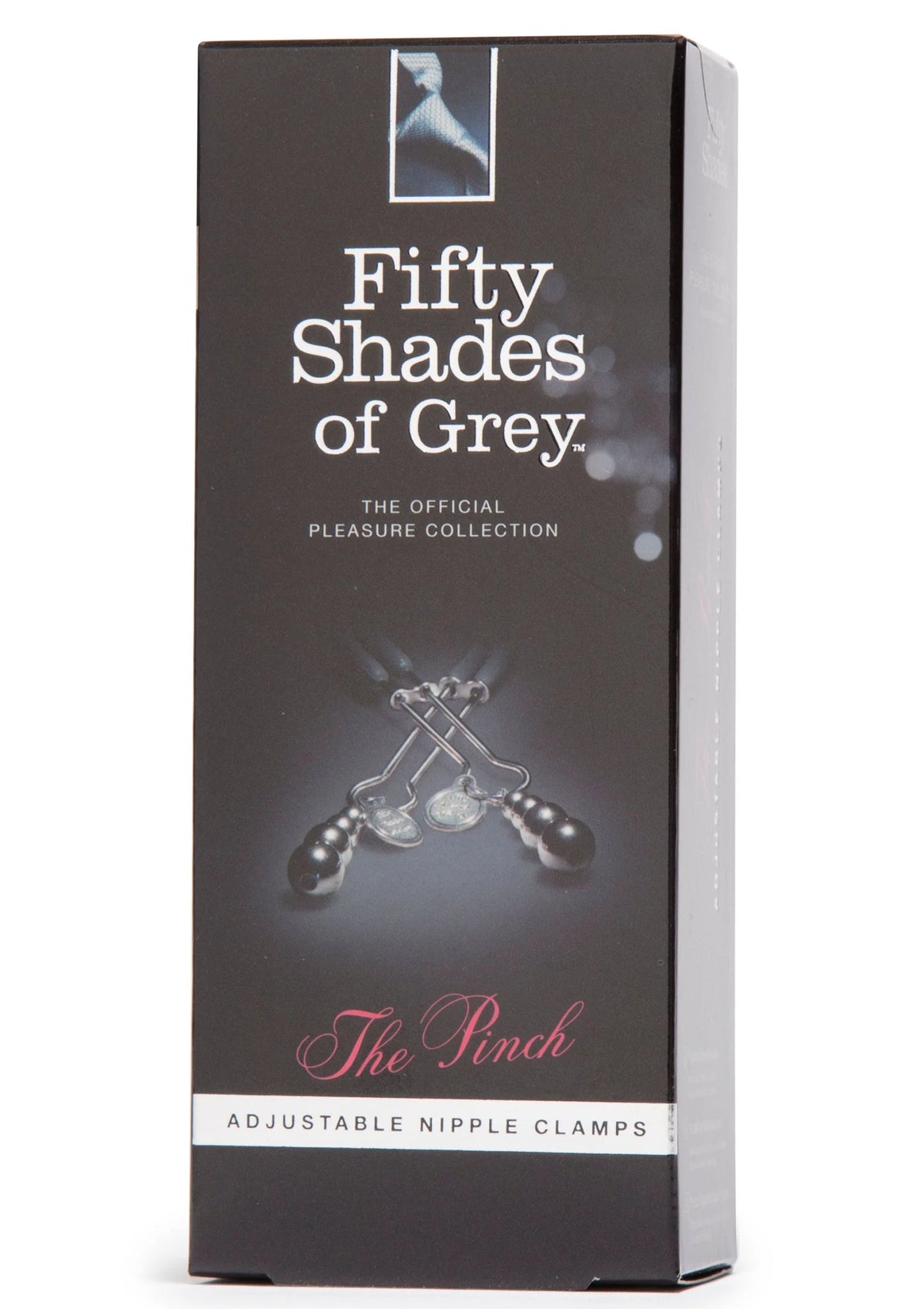 Verpakking van The Pinch verstelbare tepelklemmen Fifty Shades of Grey