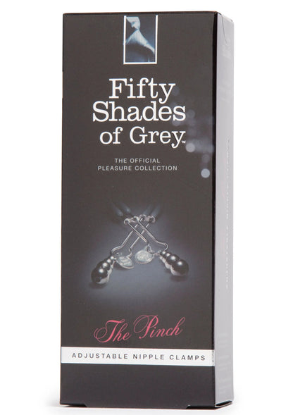 Verpakking van The Pinch verstelbare tepelklemmen Fifty Shades of Grey