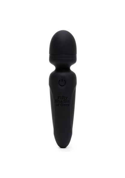 Bestel: Sensation Rechargeable Mini Wand Vibrator Fifty Shades of Grey - bij Happytoys: de erotische sex webshop | liever Happy dan Easy ⭐⭐⭐⭐⭐ - Default Title - 29067 - BLACK