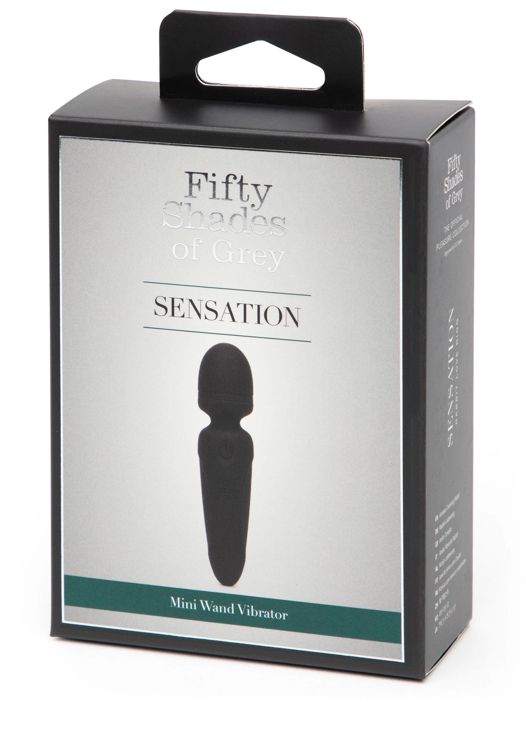 Bestel: Sensation Rechargeable Mini Wand Vibrator Fifty Shades of Grey - bij Happytoys: de erotische sex webshop | liever Happy dan Easy ⭐⭐⭐⭐⭐