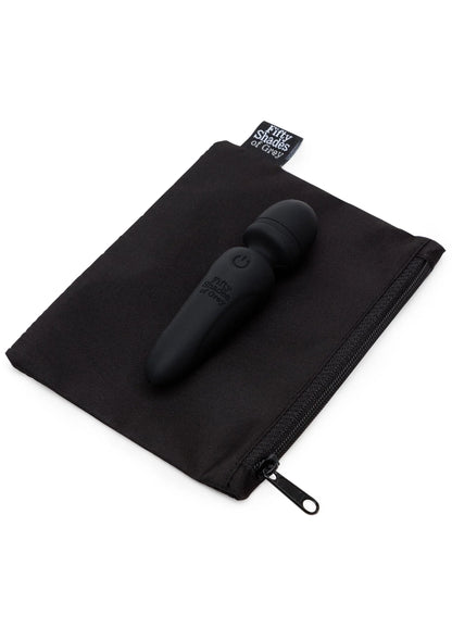 Bestel: Sensation Rechargeable Mini Wand Vibrator Fifty Shades of Grey - bij Happytoys: de erotische sex webshop | liever Happy dan Easy ⭐⭐⭐⭐⭐