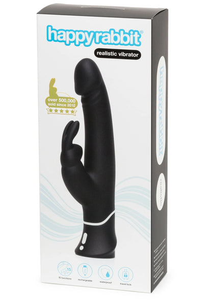 Beste vandaag nog: Realistic Rabbit Vibrator by Happy Rabbit - bij Happytoys Sexshop: Toys for Feeling Happy & Easy 😊