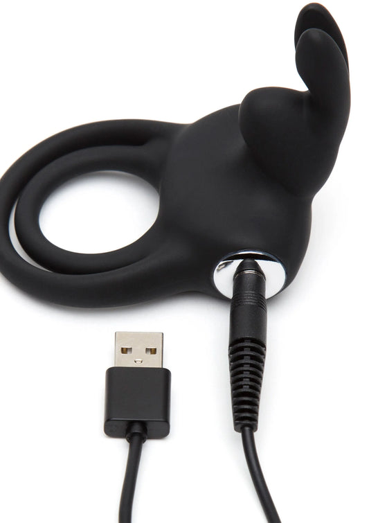 Bestel: Stimulating Rabbit Cock Ring - bij Happytoys: de erotische sex webshop | liever Happy dan Easy ⭐⭐⭐⭐⭐