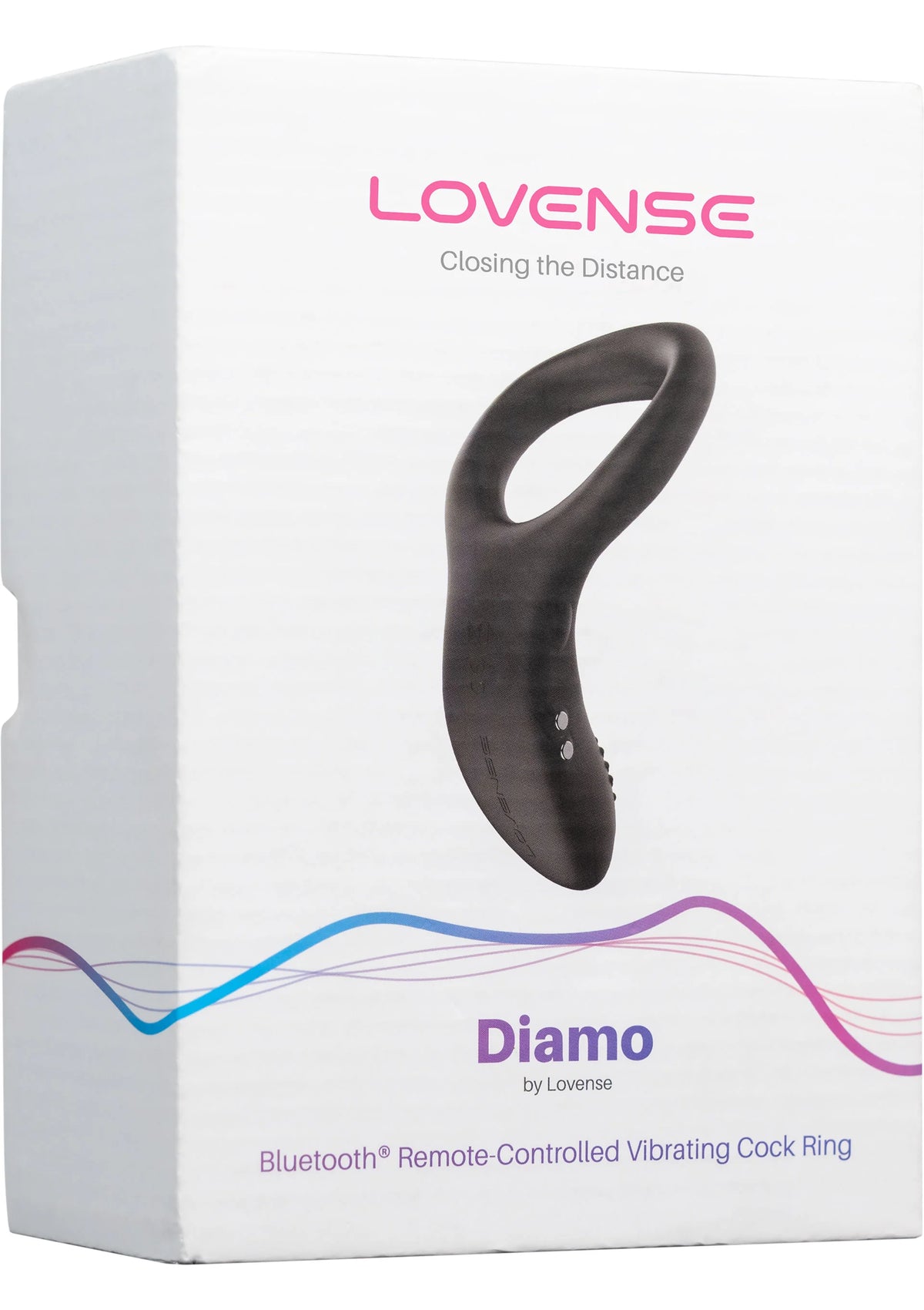 Verpakkingsdoos van Lovesense Diamo met vibrerende cockring