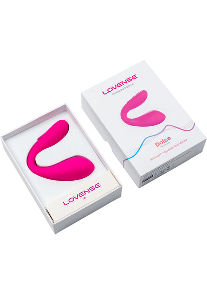 Twee verpakte roze koppelvibrators in dozen, Lovesense