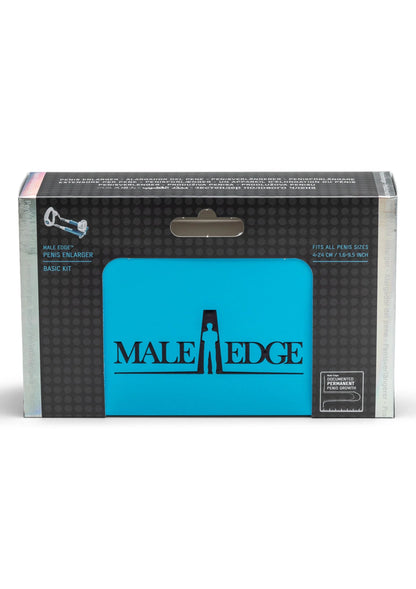 Male Edge vergrotingskit doos, blauwe voorkant met logo